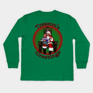 Treason's Greetings - Merry Christmas from Vlad and Don Kids Long Sleeve T-Shirt